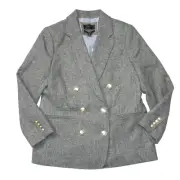 NWT J.Crew Petite Bristol Blazer in Graphite Herringbone Wool Jacket 8P