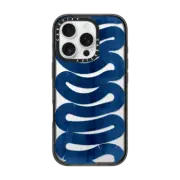 iPhone 16 Pro Impact Case WAVES IN BLUE