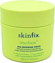 Skinfix 296mL Resurface+ AHA/BHA Renewing Cream for Rough & Bumpy Skin