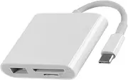 Gadpiparty USB C Memory Reader and Hub Type C OTG Card Reader for High Speed USB Converter for Phones Tablets Laptops Share Photos The Go