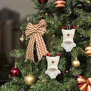 2PC Christmas Faceless Doll Cute Plush Dolls Household Tree Ornament Holiday New Year Gift Gnome Plush Doll Christmas Decor Party Favour