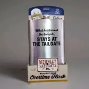 Wembley Tailgate 64 OZ Stainless Steel Overtime Flask Gift Sports Bottle