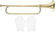 CORHAD Trumpet Musical Instrument Safe Beginner Wind Instrument for Preschool Music present with Workmanship and Reliable Material for Young Musicians