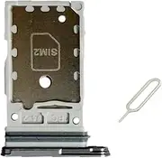 for Samsung Galaxy S25 Plus 6.7" 2025 Sim Card Tray & Micro SD Sim Card Holder Container Replacement Part (Black)