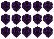 5 Sets Pentathlon TDP Lux Standard Dart Flights – Ships Tracking - Purple