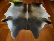 The Colours of Fire and Sand - A Beautiful Mid Sized Cowhide Rug