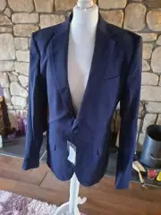 Boohoo Man Single Breasted Super Skinny Suit Jacket Navy Size 40 BNWT RRP £55