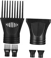 1 Set Hair Dryer Nozzles for Styling Durable Hair Dryer Attachments Reusable Blow Flat Comb Nozzles for Professional Blow Drying