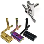 titanium hinge plate clamp c buckle titanium c for bicycle hinge clamp / screws