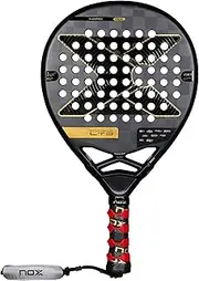 Padel Racket NOX at Genius LTD Edition 2025 | High-Performance Paddle Racket | 18K Carbon Fiber & MLD Black EVA Dual Density Core | Exclusive Spin 3D Technology | NOX Custom Grip | Pack Padel Pala