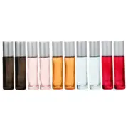 10 Pcs Essential Oil Roller Bottle Travel Perfume Bottles Empty Refillable