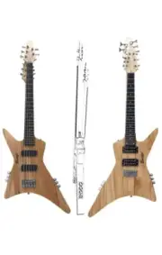 Busuyi Double Neck 7 String Electric Guitar/5 String Bass.