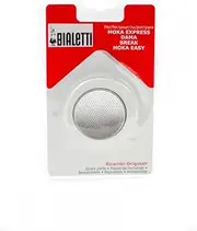 Bialetti 6600 Set of 3 Gaskets and 1 Filter Replacement for Moka 3-Cup,4-Cup