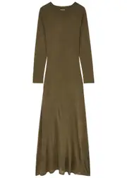 Khaite Valera Knitted Maxi Dress - Brown - S (UK8-10 / S) S (UK8-10 / S)
