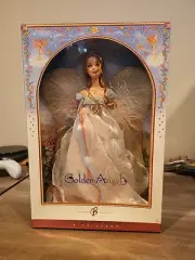Barbie Golden Angel Barbie Pink Label Rare Collectible 2006 Doll in the Box