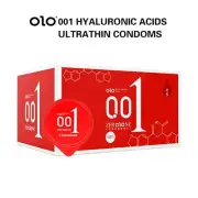 40 Condoms ZEROONE Ultra Thin Hyaluronic Acids Condoms Natural Latex 4 box
