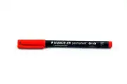 STAEDTLER LUMOCOLOR Permanent Pens Fine 0.6mm Nib - Red
