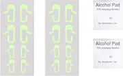 OzniumX Door Exit Decal for Tesla Model 3, Glow in The Dark