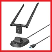 Simplecom NW811 AX1800 Dual Band WiFi 6 USB3.0 Wireless Adapter 2x 5dBi Antennas