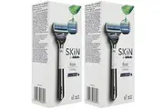SKiN by Gillette Exfoliating Razor + 2 Blades