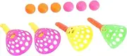 QUMIIRITY Plastic Material Safe Toys Boys and Girls Outdoor Play Set Catch Balls Toss Click and Toss Game Random