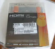 New ATN Premiium 2m High Speed HDMI 1.4V Flat Cable 3D 4K Ethernet Channel#a