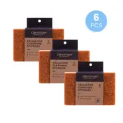 6 Pcs Clevinge Cellulose Cleaning Sponges