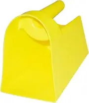 Amagogo Reusable Animal Feed Scooper with Grip Enclosed Feed Scoop Heavy Duty Grain Scooper for Horse Ranchers