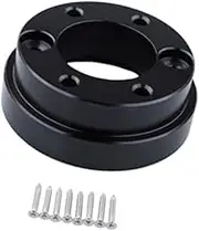 Vsenkes Steering Wheel Adaptor Plate Replacement Car Game Modification Parts Easy to Install Steering Wheel Socket Ring for G920, Black