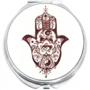 Hamsa Hand Eye Compact with Mirrors - Perfect for your Pocket or Purse