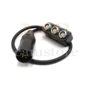 XLR 4Pin Male to RS 3pin Female Adapter for Camera Power Supply Distributor