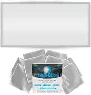 ShadeMAGIC Fluorescent Light Covers for Classroom or Office - Light Filter Pack of (4); Eliminate Harsh Glare That Causing Eyestrain and Head Strain. Office & Classroom Decorations. Light Diffusers