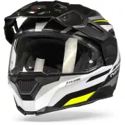 X.Vilijord Hiker White Neon Matt Modular Helmet