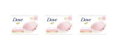 BL Dove Bar Soap Pink/Rosa 3.75oz 4 Count X 3 Packs