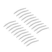 21mm Curved Spring Bar Pins 1.5mm Dia Stainless Steel Watch Band Link Pin 20pcs