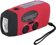 3 in 1 Emergency Charger Hand Crank Generator with Radio Wind Up/Solar/Dynamo Powered FM/AM Radio,Phones Chargers LED Flashlight for Home Camping Earthquake Emergency