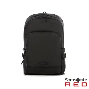 Samsonite RED 新秀麗 筆電後背包/電腦包/雙肩包15.6吋 LORNNE 輕量休閒多功能_黑/灰/卡其