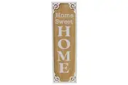 Willow & Silk Wooden 80cm 'Home Sweet Home' Plaque Sign Wall Art/Home/Room Decor