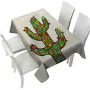 Multi Colored South American Cactus Tablecloth