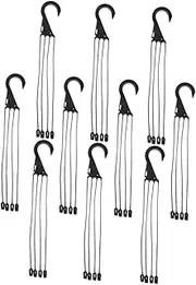 PAMINGONO 10pcs Flowerpot Hanging Hooks Durable Potted Plant Hangers for Garden Balcony Home Easy to Use Design for Convenient Plant Display