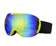 029 Outdoor Snow Proof Snow Skiing Goggles Large Spherical Adult Skiing Glasses (Yellow)