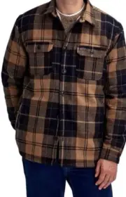BARBOUR Mens M Sherpa Lined Willberry Overshirt Shirt Jacket Shacket-NWT