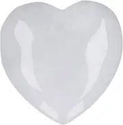 Healing Stone Love Balancing Crystal Heart Protective Stone, Multi Purpose Portable Decoration, Multi Purpose, for Therapy (White Stone)