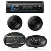 Pioneer Car Stereo Digital Media Receiver with Bluetooth USB/6.5"&6.9" SPEAKERS