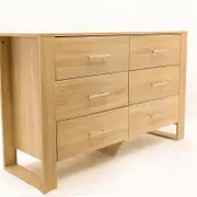 Jolene Lowboy 6 Drawers