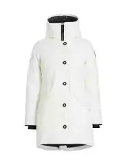 NWT Canada Goose Rossclaire Down Parka in White Size L #DC333