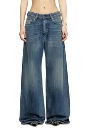 [Diesel] Diesel - Relaxed Jeans - 1996 D-Sire - Jeans - Woman - Blue 29 Blue