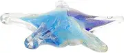 Cartoon Sea Animals Children's Trinkets Starfish Ornament Fish Tank Decoration Snail Decor Desktop Starfish Decor Sea Star Decoration Top Hat Ocean White Crystal/819