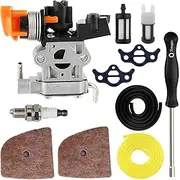 HPENP HL94 FS94 Carburetor Kit for STIHL ZAMA OEM 4149-120-0600 Replace FS94R KM94R HL91K HL94 HL94K RC20243 FS with Adjusting Tool Air Filter Fuel Line Kit