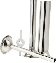 ELAYARD Stainless Steel Sausage Making Accessories Set Nozzle Kit for Home Meat Grinder Resistant for Sausage Preparation